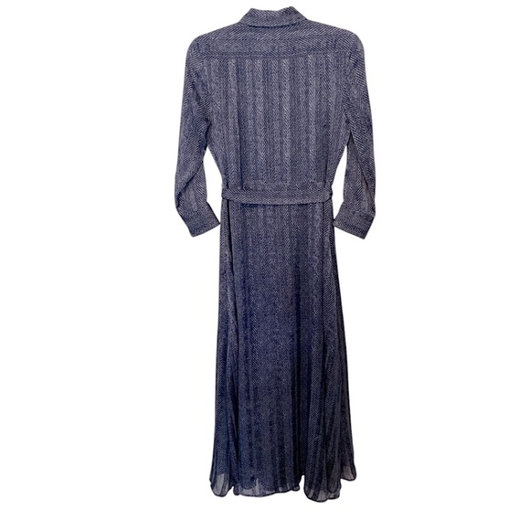 Banana Republic Herringbone Maxi Shirt Dress - Picture 2 of 15